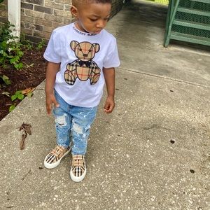 Toddler Burberry shirt, 92cm (2T) worn once.